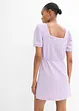 Robe en jersey crêpe texturé, bonprix