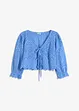 Blouse en broderie anglaise à manches bouffantes, bonprix