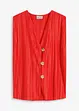Top en jersey plissé, bonprix
