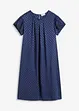 Robe en jacquard avec plis plats, bonprix