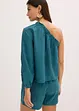 Blouse asymétrique en lin mélangé, bonprix