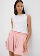 Short taille élastiquée esprit tennis, bonprix