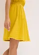 Robe en lin mélangé à finitions effilochées, bonprix