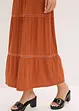 Robe longue avec empiècements au crochet, bonprix