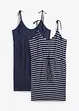 Lot de 2 robes en jersey 100% coton, bonprix