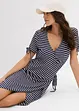 Robe portefeuille en mélange viscose-élasthanne fluide, bonprix