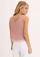 Crop top au décolleté plongeant, bonprix