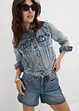 Short en jean taille mi-haute, peu extensible, bonprix