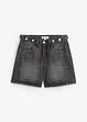 Short en jean taille mi-haute, peu extensible, bonprix
