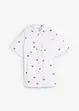 Blouse manches courtes en gaze de coton, bonprix