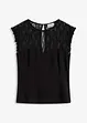 Top avec empiècement dentelle, bonprix