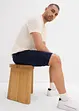 Lot de 2 bermudas en molleton jean, Regular, bonprix