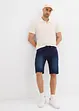 Lot de 2 bermudas en molleton jean, Regular, bonprix