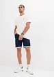 Bermuda en molleton effet jean, Regular, bonprix