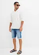 Bermuda en molleton effet jean, loose, bonprix