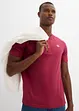 Lot de 2 T-shirts col tunisien 100% coton, bonprix