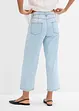 Jean baggy, taille mi-haute, doux, raccourci, bonprix