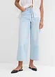 Jean baggy, taille mi-haute, doux, raccourci, bonprix