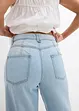 Jean baggy, taille mi-haute, doux, raccourci, bonprix