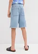 Short en jean extensible, loose, bonprix