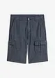 Short cargo long en chambray, Regular, bonprix