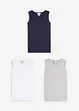 Lot de 3 débardeurs coton, bonprix
