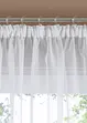 Store ondulé avec bordure en satin, bonprix