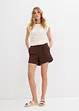 Short en twill, taille haute, bonprix