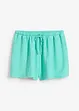 Short en crêpe texturé avec taille élastiquée, bonprix