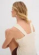 Top dos nu avec boucle en métal martelé, bonprix