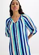 Robe caftan rayée en viscose texturée, bonprix