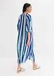 Robe caftan rayée en viscose texturée, bonprix