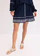 Mini-jupe avec broderie, bonprix