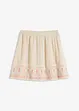 Mini-jupe avec broderie, bonprix