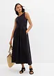Robe longue en léger mélange de lin et viscose, bonprix