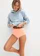 Lot de 3 slips coton taille haute, bonprix