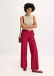 Pantalon large avec ceinture décorative, bonprix