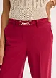 Pantalon large avec ceinture décorative, bonprix