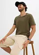 Lot de 3 T-shirts col V, bonprix