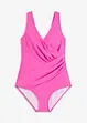 Maillot 1 pièce sculptant, maintien modéré, style portefeuille, bonprix