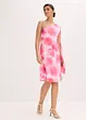 Robe asymétrique en crêpe fin, bonprix