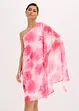 Robe asymétrique en crêpe fin, bonprix
