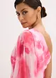 Robe asymétrique en crêpe fin, bonprix