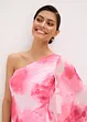 Robe asymétrique en crêpe fin, bonprix