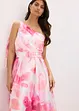 Robe asymétrique en satin brillant, bonprix