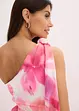 Robe asymétrique en satin brillant, bonprix