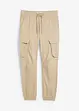 Pantalon jogger cargo droit, Regular, bonprix