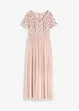Robe longue brodée de sequins, bonprix