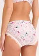 Lot de 2 slips Maxi à imprimé brillant, bonprix