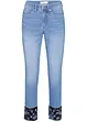 Jean avec broderies, bonprix